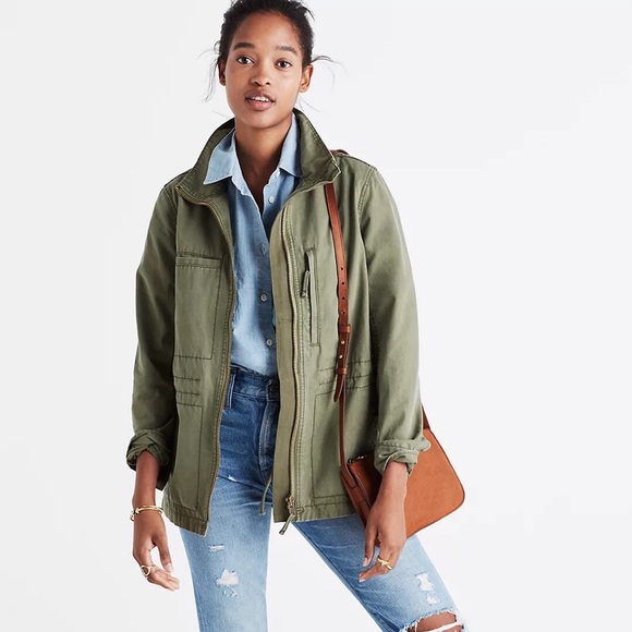 Madewell Jackets & Blazers - Madewell Fleet Utility Jacket Olive Green medium